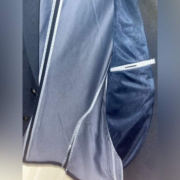 Haggar LIKE NEW H26 Men’s “The Park Blazer” Tailored Fit a Navy - Medium - Picture 12 of 14